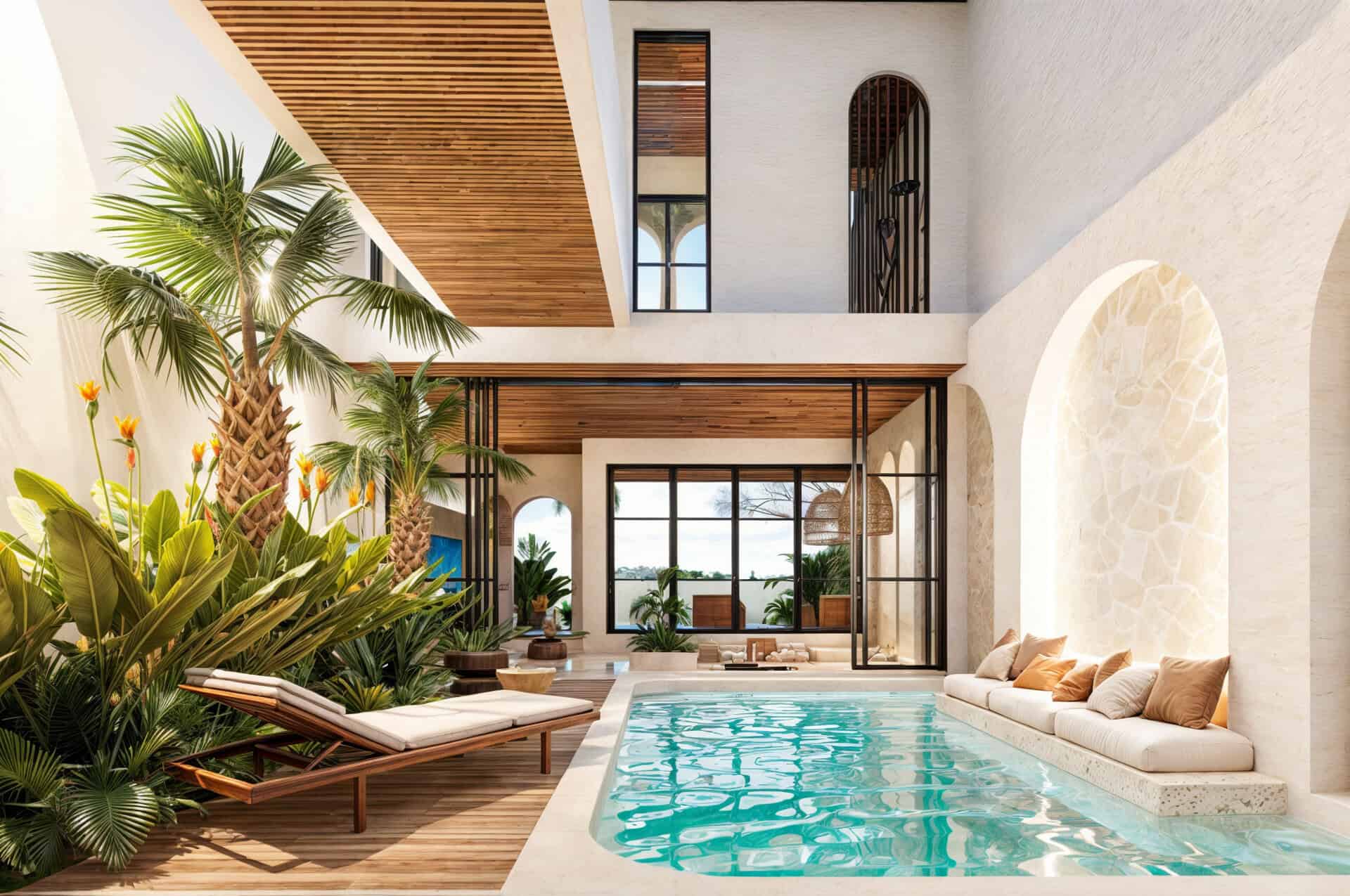 EXCLUSIVE MEDITERRANEAN 2 BEDROOM VILLA FOR SALE LEASEHOLD IN PECATU BE-963 